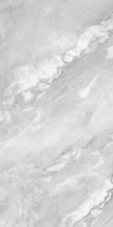 Monsoon Grey 24x48 Polished Marble Look Porcelain Tile