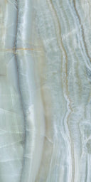 Chroma Blue 24x48 Polished Exotic Marble Look Porcelain Tile