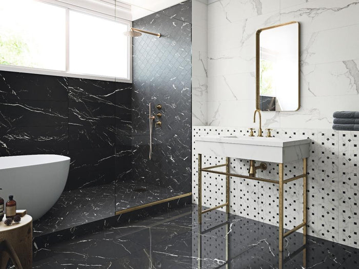 Marmorea Estatuario 24x24 Marble Look Porcelain Tile 3