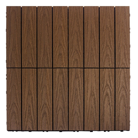 Interlocking Deck Tiles - Composite QuickDeck HD in Ipe Naturale