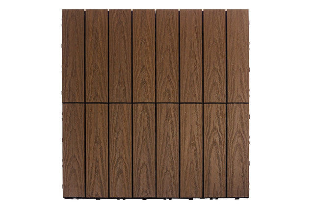 Interlocking Deck Tiles - Composite QuickDeck HD in Ipe Naturale