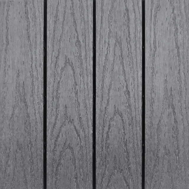 Interlocking Deck Tiles - Composite QuickDeck HD in Light Gray Naturale
