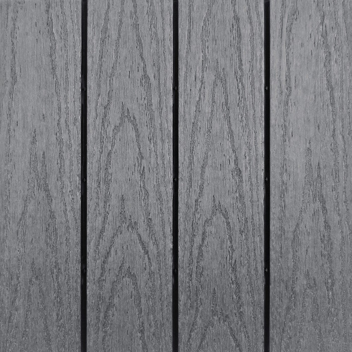 Interlocking Deck Tiles - Composite QuickDeck HD — Light Gray Naturale