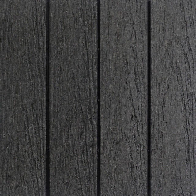 Interlocking Deck Tiles - Composite QuickDeck HD in Charcoal Naturale
