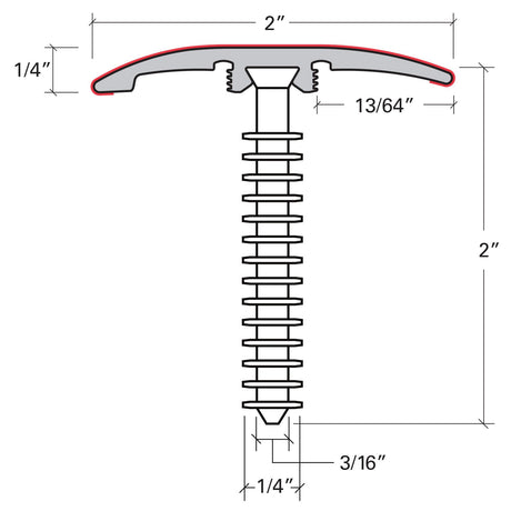 Laminate Moldings - Russia - Odessa Grey in 3-in-1: Reducer, T-Molding, End Cap