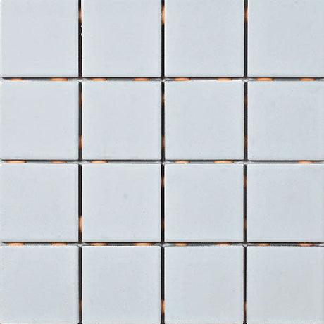 OM-5029 White 3x3 Ceramic Mosaic Tile 12x12 Sheet