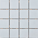 OM-5029 White 3x3 Ceramic Mosaic Tile 12x12 Sheet