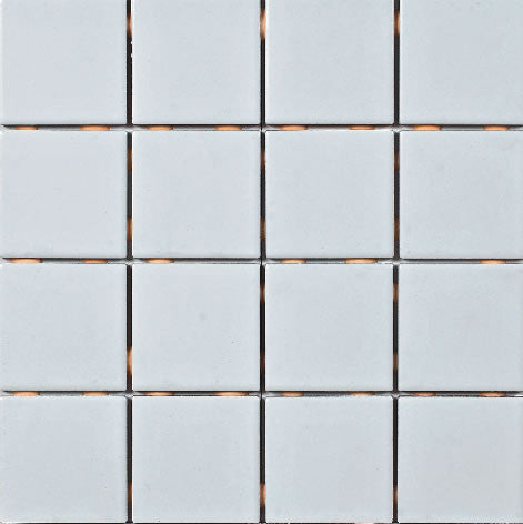 OM-5029 White 3x3 Ceramic Mosaic Tile 12x12 Sheet 1