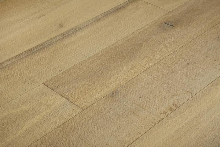 Whitewash European Oak Engineered Hardwood Flooring — 4mm Robin Bandsawn