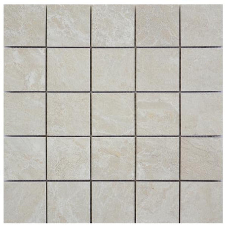 Icaria Dedalo Blanco 2x2 Matte Porcelain Mosaic Tile 12x12