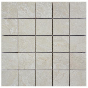 Icaria Dedalo Blanco 2x2 Matte Porcelain Mosaic Tile 12x12