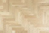 Plank - Herringbone White Oak Unfinished Flooring in Select & Better