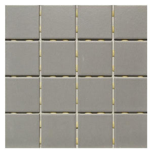 OM-13419 Dark Gray 3x3 Ceramic Mosaic Tile 12x12 Sheet