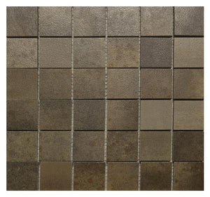 Hemisphere Copper 2x2 Matte Porcelain Mosaic Tile 12x12