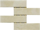 Cambridge White Ceramic Mosaic Tile 11x15 Sheet