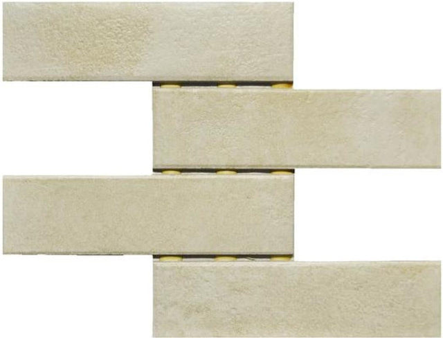Cambridge White Ceramic Mosaic Tile 11x15 Sheet
