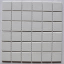 White Textured 2x2 Porcelain Mosaic Tile 12x12 Sheet