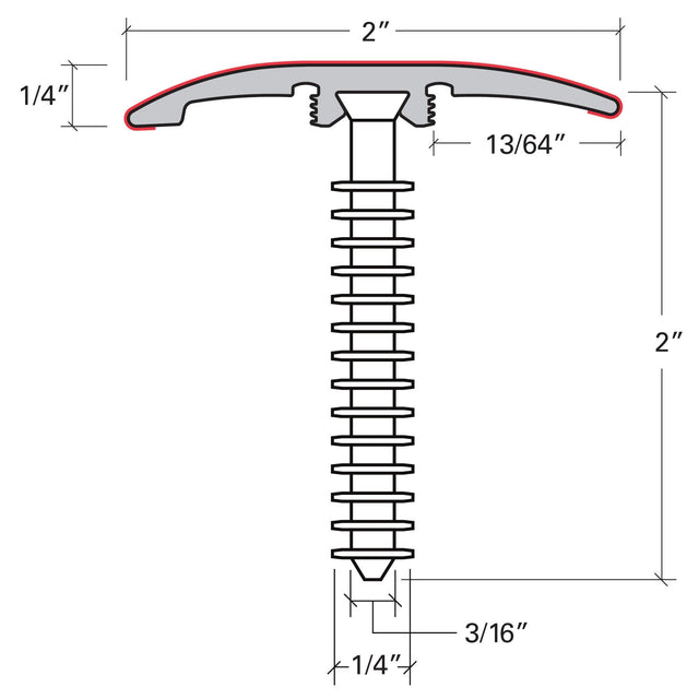 Laminate Moldings - Narrow Board - Peruvian Rosewood in 3-in-1: Reducer, T-Molding, End Cap