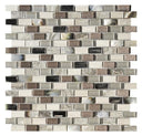 Nacar Stone and Glass Brick Mosaic Tile 12x12 Sheet