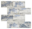 Bark Aspen 3x6 Glass Mosaic Tile 12x12 Sheet