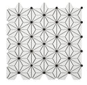 Tokyo White Ceramic Mosaic Tile 12x12 Sheet