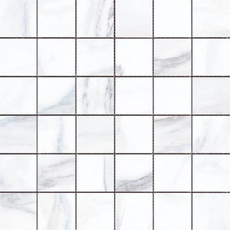 Michelangelo Gray 2x2 Matte Porcelain Mosaic Tile 12x12 Sheet