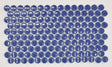 Glass penny shower mosaic tile