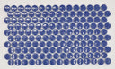 Royal Blue 1" Penny Round Porcelain Mosaic Tile 12x12 Sheet