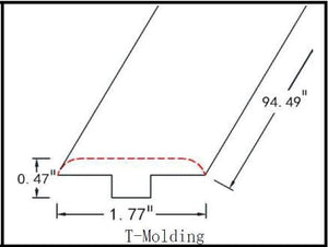Laminate Moldings - Legendary Collection - Smoky Grey