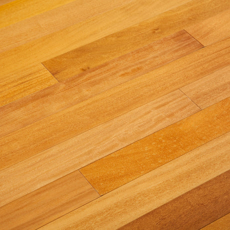 Andes Brazilian Solid Hardwood Flooring in Natural Golden Teak 5"