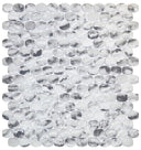 Grey Barrel Glass Mosaic Tile 12x12 Sheet