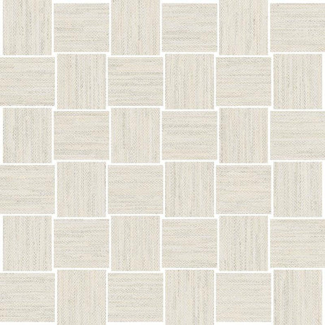 Craft Cotton Basketweave 12x12 Porcelain Mosaic Tile