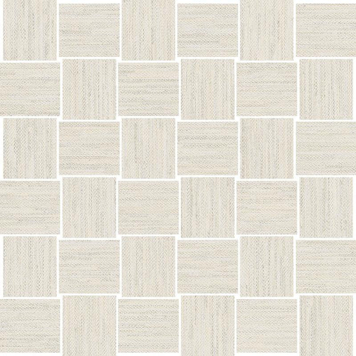 Craft Cotton Basketweave 12x12 Porcelain Mosaic Tile 1