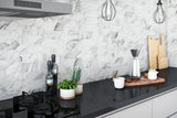 Alps Bianco Polished Picket Porcelain Mosaic Tile 11x18