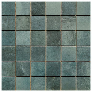 Hemisphere Lagune 2x2 Matte Porcelain Mosaic Tile 12x12