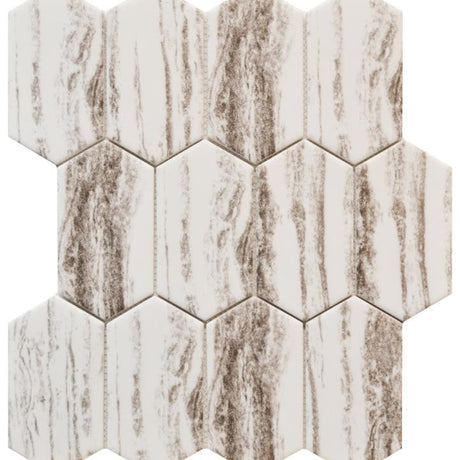 Contemporary Pickets Glass Mosaic Tile 9x14 Sheet