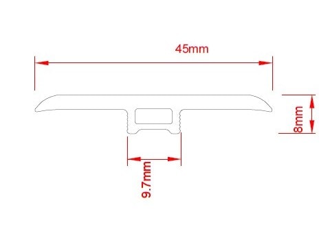 Vinyl Moldings - Monterey Collection - Santa Cruz — T-Molding