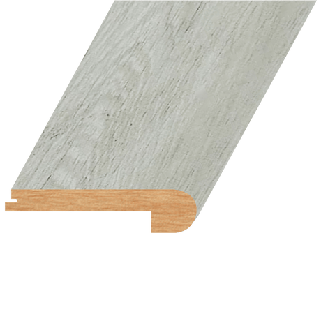 Vinyl Moldings - XL Omnia Collection - Smoked Pewter in Flush Stair Nose