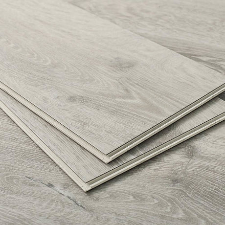 Romulus XL Waterproof Luxury Vinyl Plank Flooring in Abstract Silver