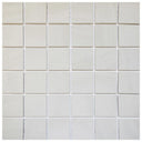 Atlas Warm Grey 2x2 Ceramic Mosaic Tile 13x13 Sheet