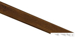 Vinyl Planks Moldings - Lowcountry - Aged Walnut in End Cap (94"x 1-3/4"x 1/4")