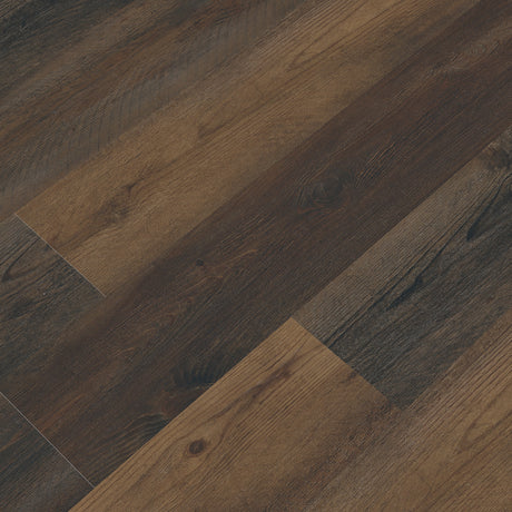 Redondo 5mm Rigid Core Click Lock Luxury Vinyl Flooring in Seasoned Cherry