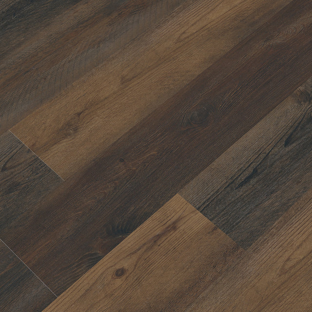 Redondo 5mm Rigid Core Click Lock Luxury Vinyl Flooring in Seasoned Cherry