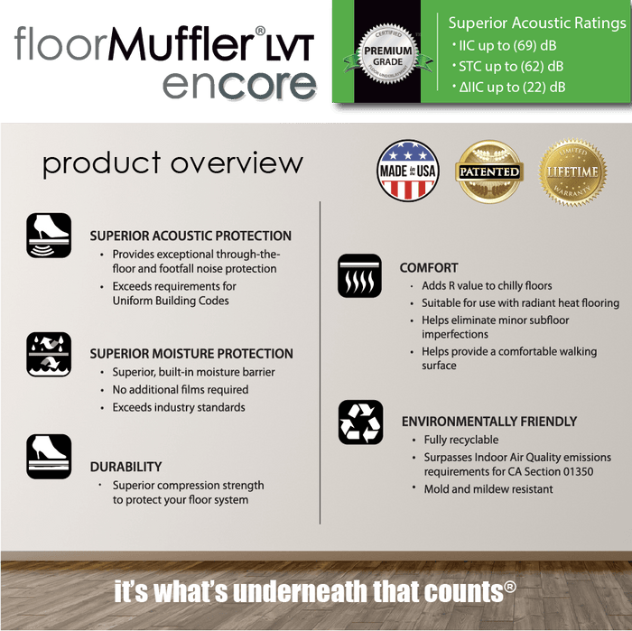 Encore Floor Underlayment 2