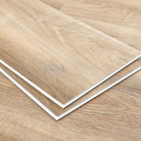Omnia XL 7mm Rigid Core Click Lock Luxury Vinyl Plank Flooring in Maison Tan