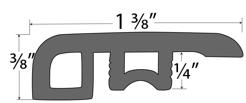 Vinyl Moldings - Contemporary Collection - Gun Stock