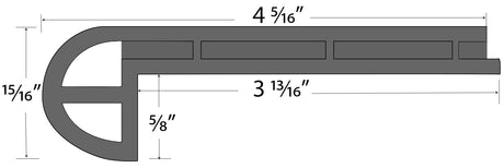 Vinyl Moldings - Contemporary Collection - Gun Stock