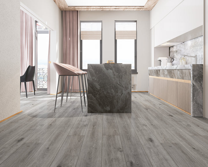 Invicta Waterproof 6mm Rigid Core Luxury Vinyl Planks — Keystone Grey