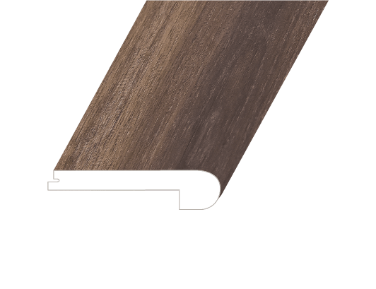 Vinyl Moldings - Invicta Collection - Studio Russet — Flush Stair Nose