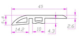 Vinyl Moldings - Legendary Collection - Hanzell in Reducer